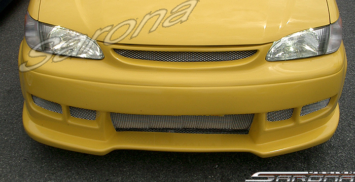 Custom Toyota Corolla  Sedan Front Bumper (1998 - 2002) - $430.00 (Part #TY-042-FB)